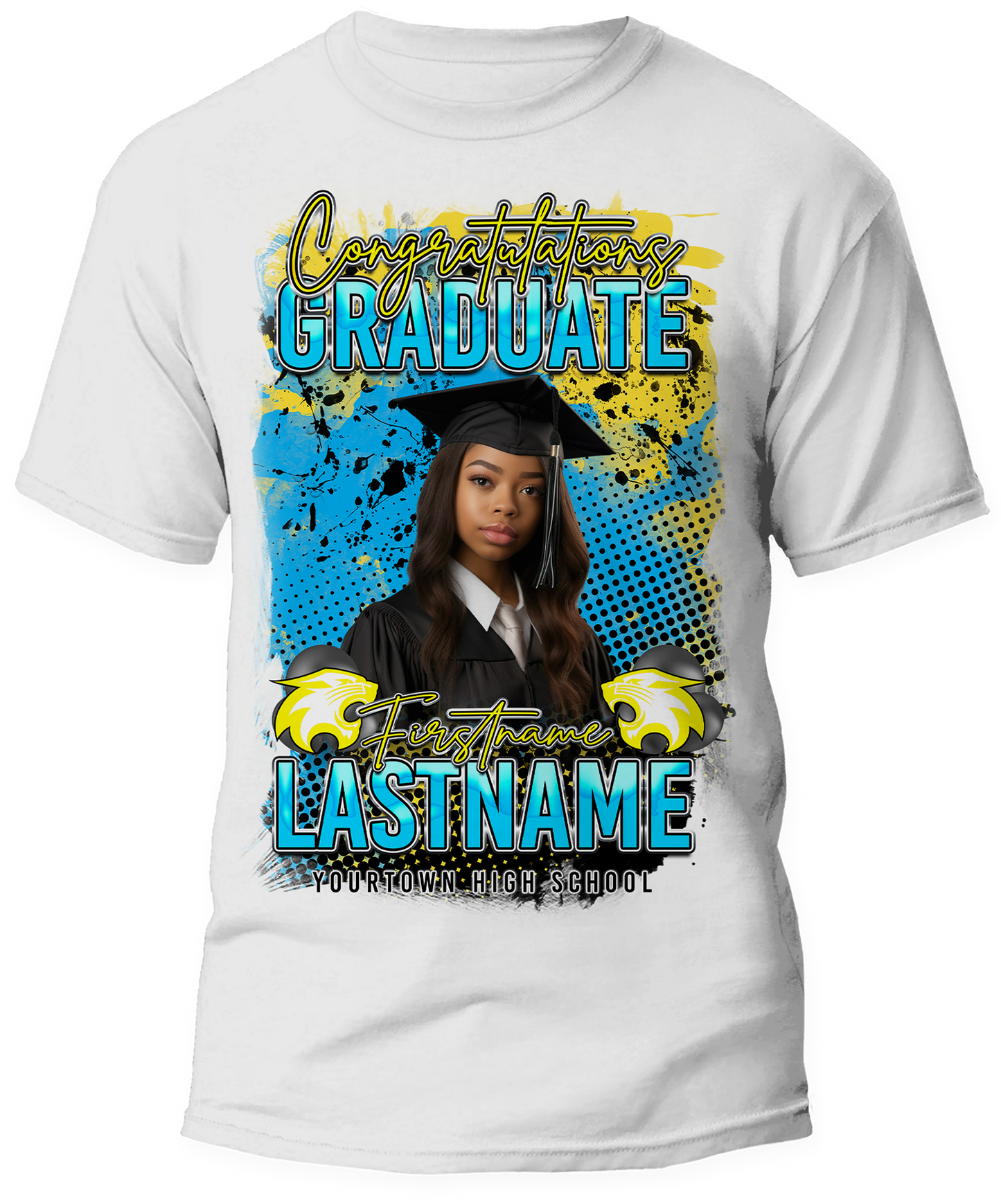Grad Center Print